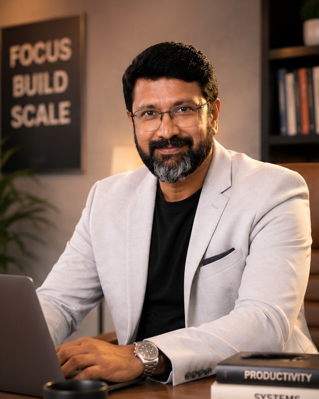 Karthikeyan Balasubramanian — Productivity Coach for Entrepreneurs